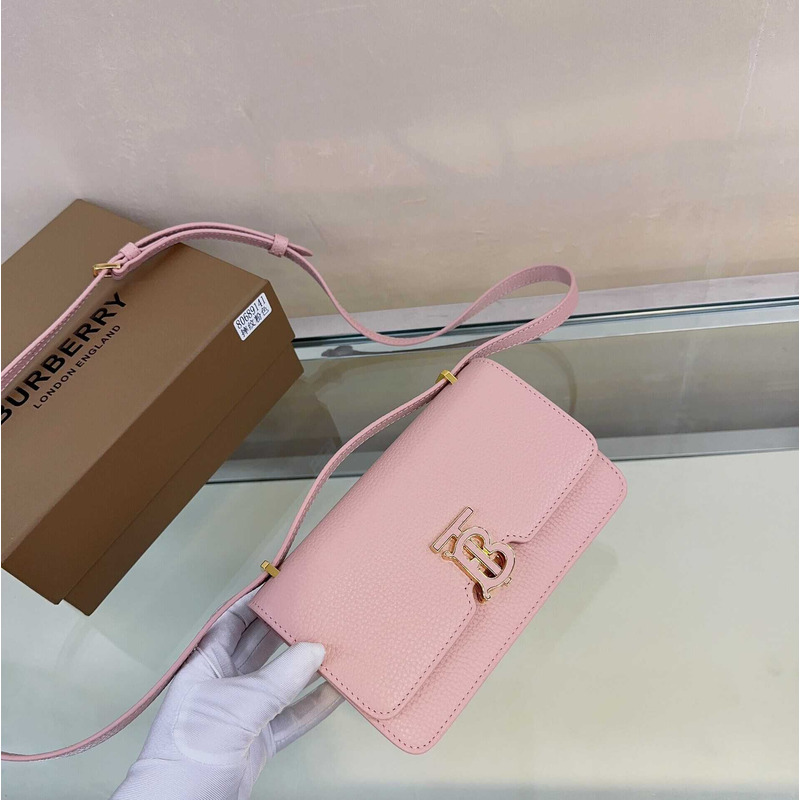 B**rry mini tb monogram lock bag pink