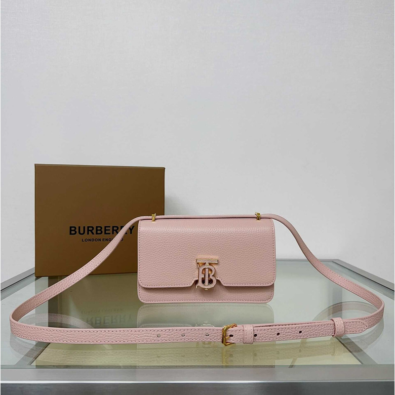 B**rry mini tb monogram lock bag pink