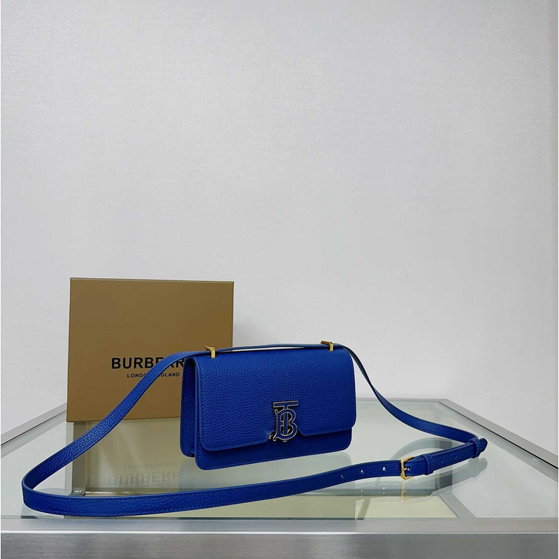 B**rry mini tb monogram lock bag dark blue