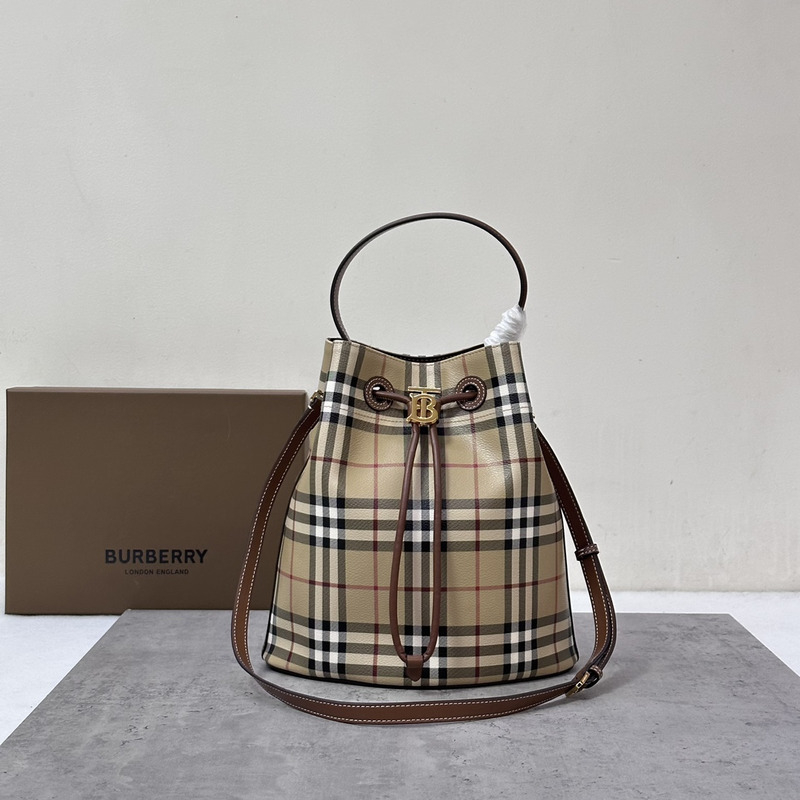 B**rry small tb bucket bag archive beige/ heather brown