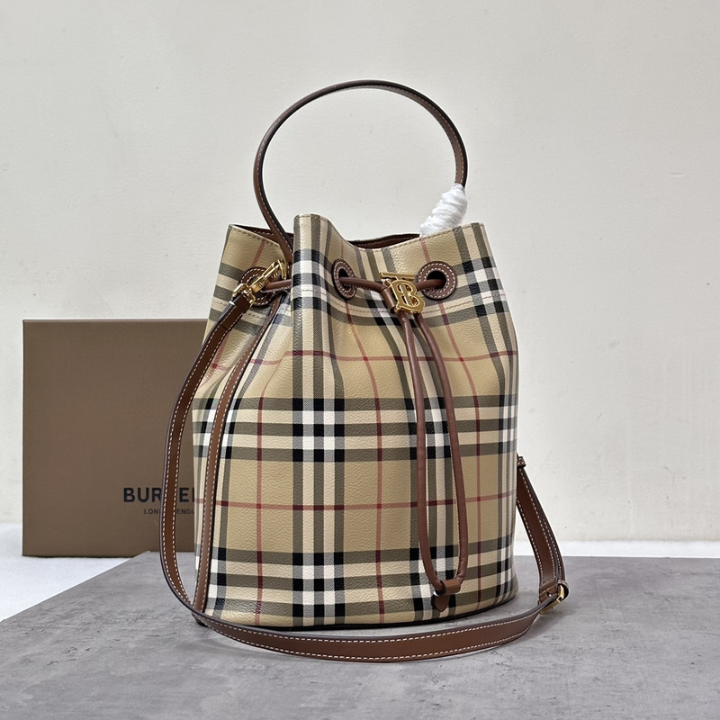 B**rry small tb bucket bag archive beige/ heather brown