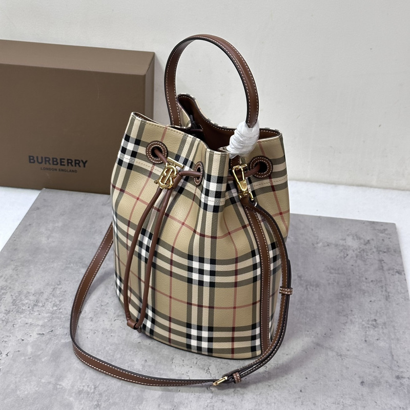 B**rry small tb bucket bag archive beige/ heather brown