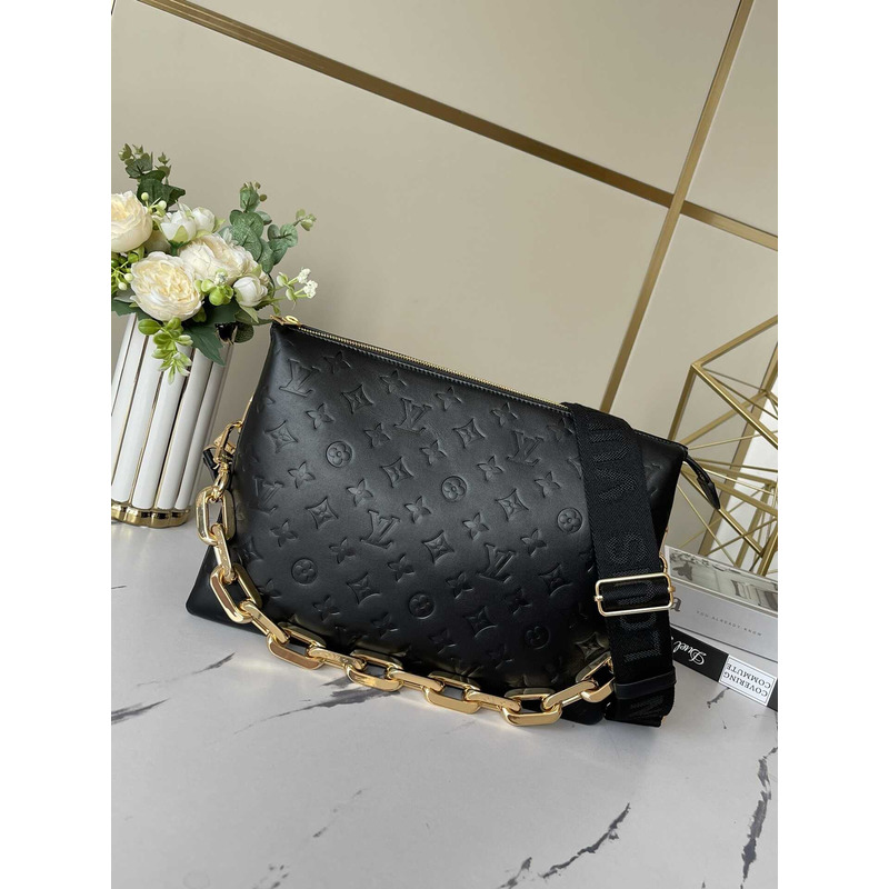 l**is V*t*n coussin gold hardware mm black