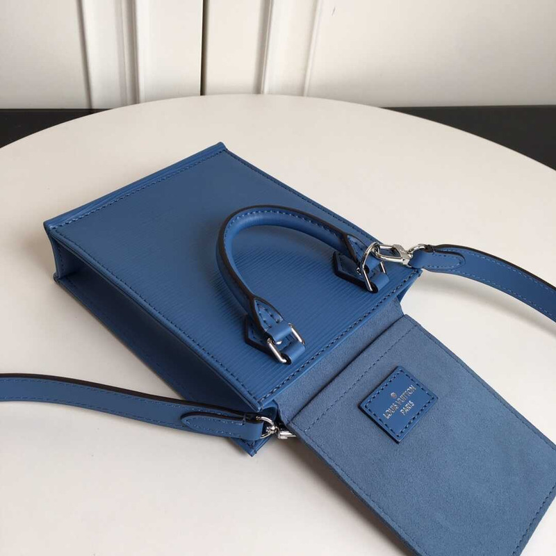 l**is V*t*n petit sac plat epi leather blue