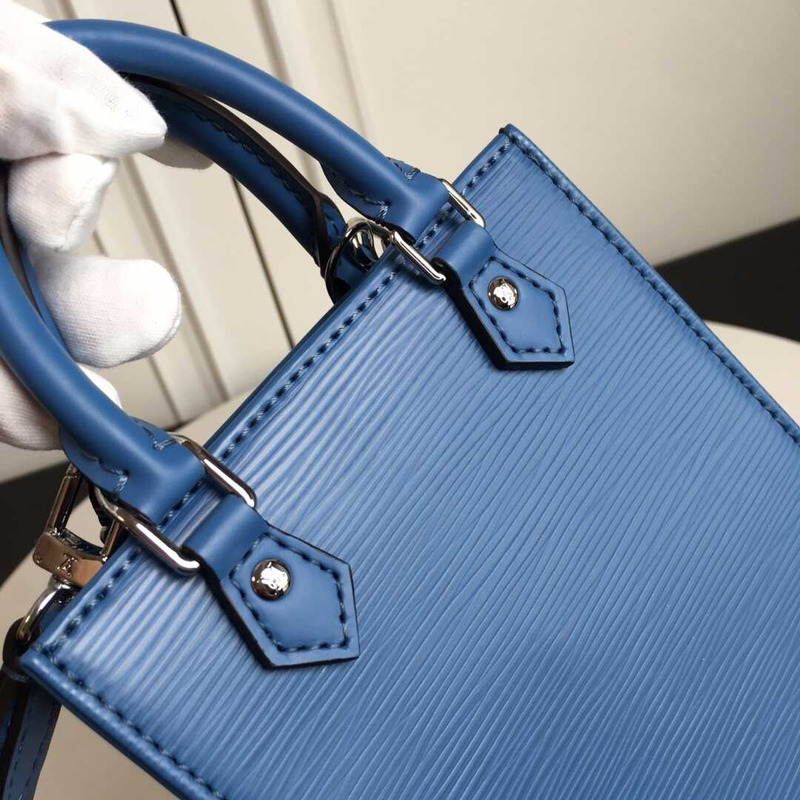 l**is V*t*n petit sac plat epi leather blue