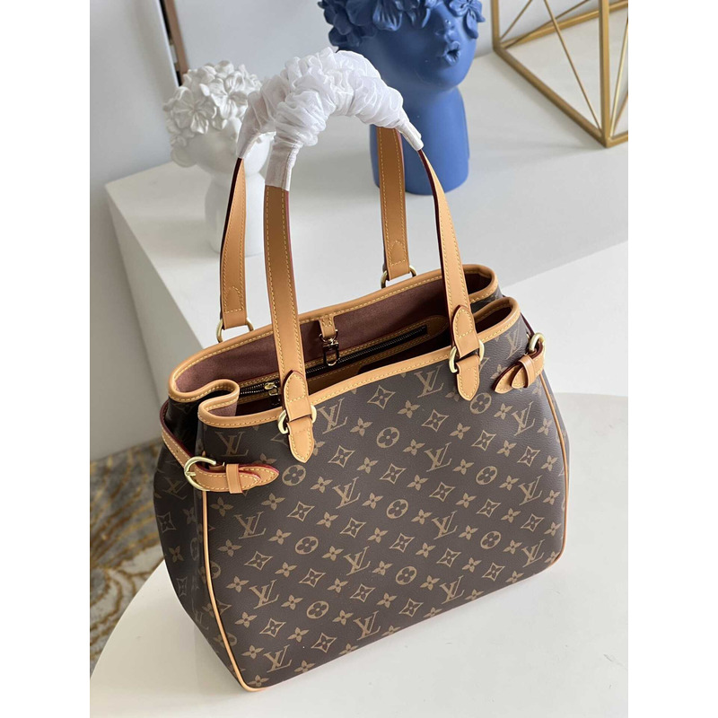 l**is V*t*n batignolles vertical monogram canvas brown