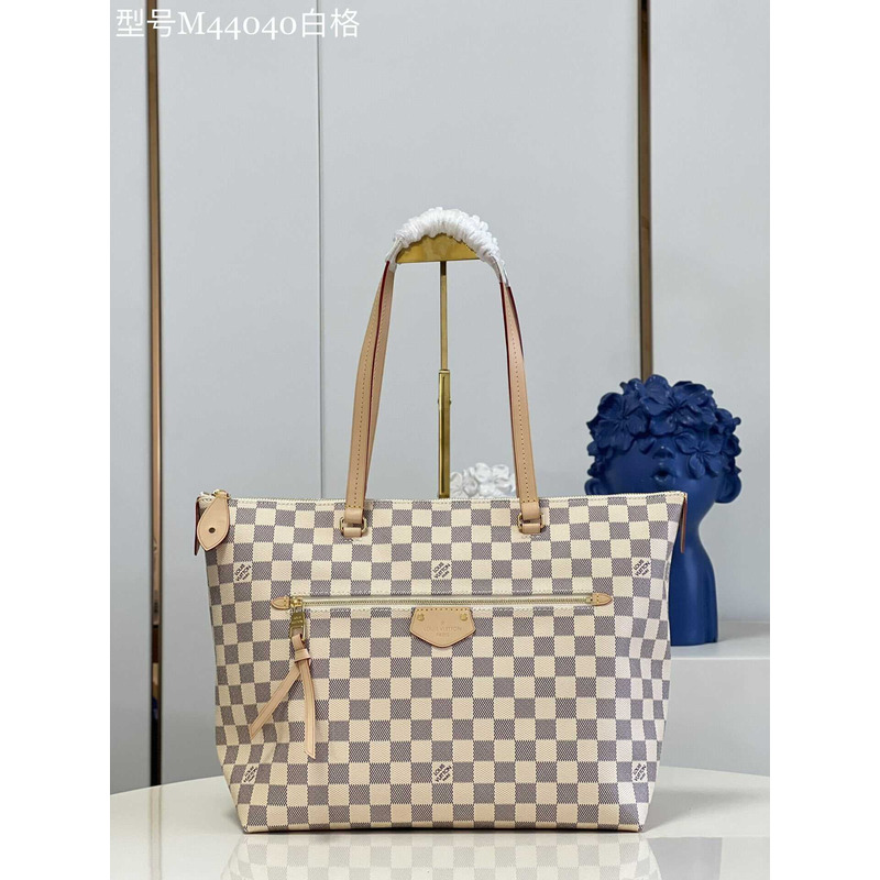 l**is V*t*n tote lena damier azur beige