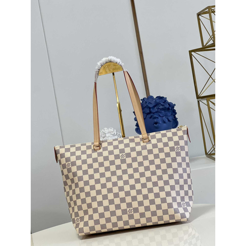 l**is V*t*n tote lena damier azur beige