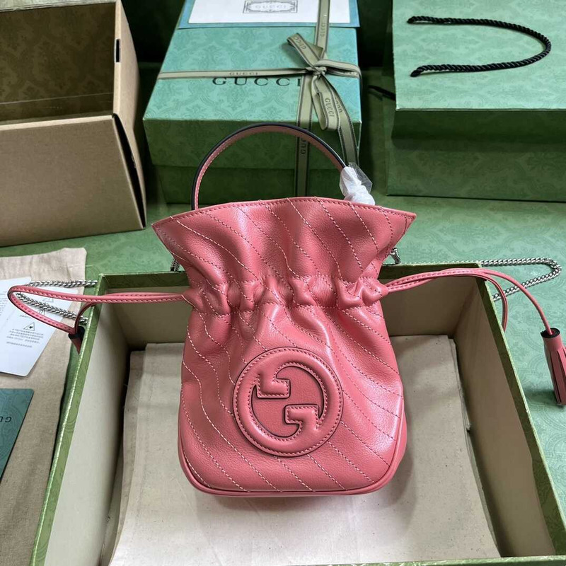 G*u*i blondie seris mini buckle bag pink