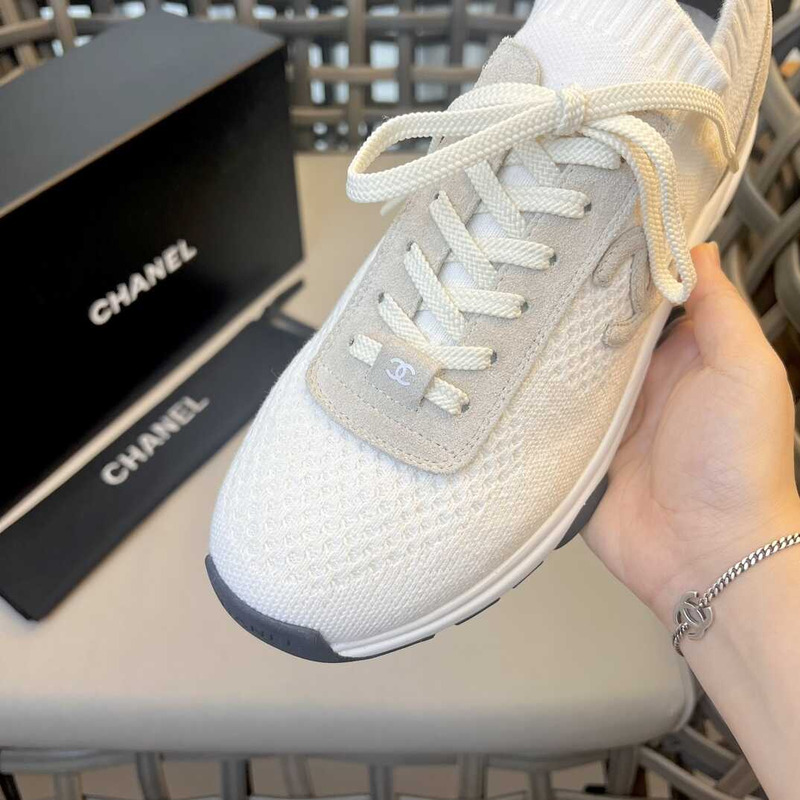 Ch*el sneaker white