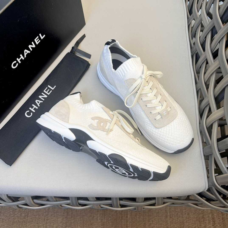 Ch*el sneaker white