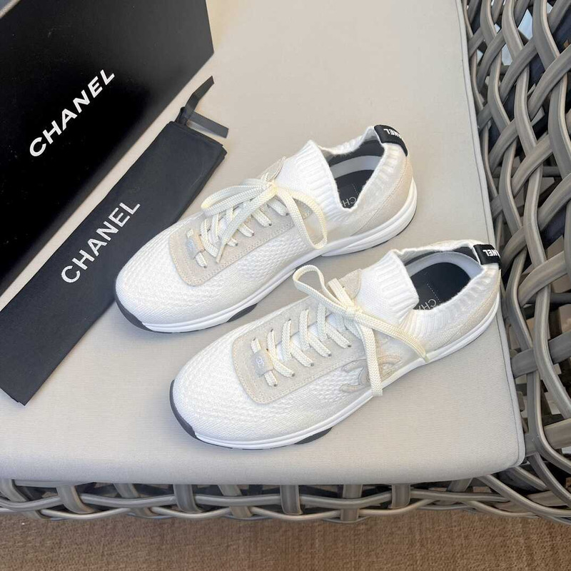 Ch*el sneaker white