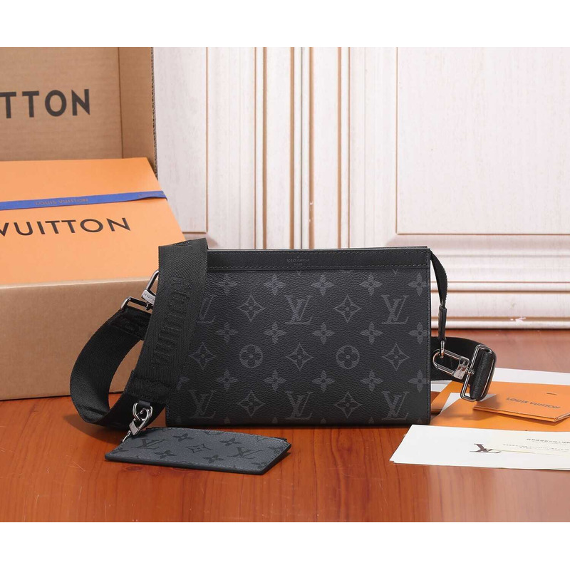 l**is V*t*n gaston wearable wallet monogram eclipse reverse black