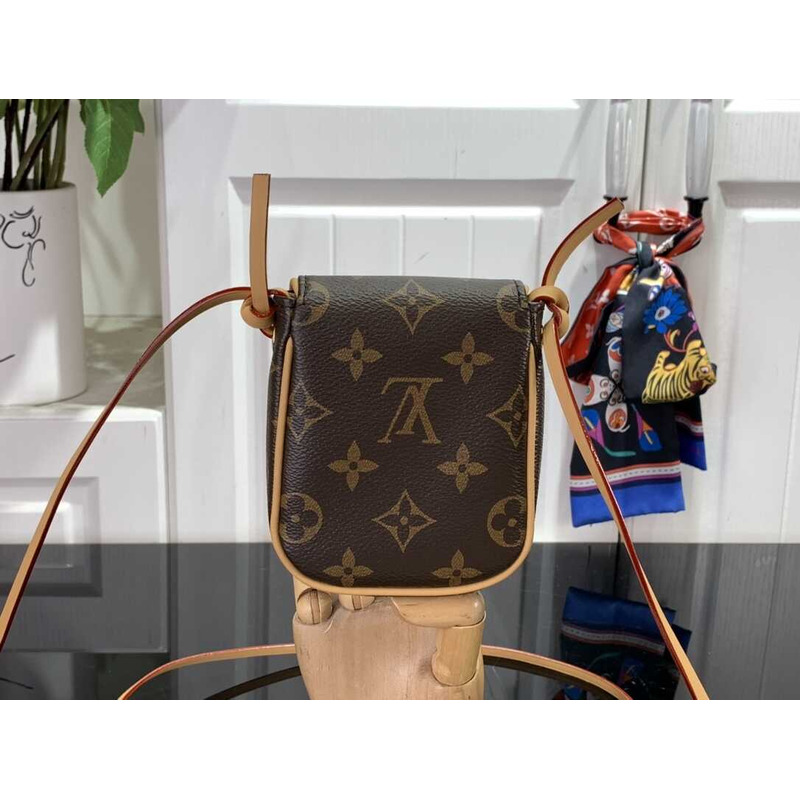 l**is V*t*n monogram mini lin canvas pochette cancun bag