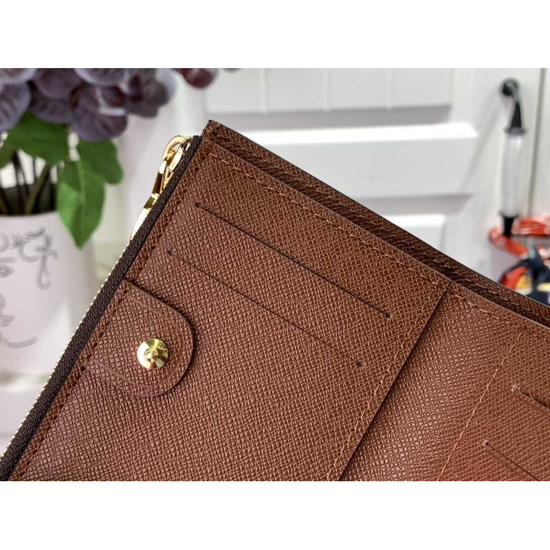 l**is V*t*n zippy wallet monogram brown