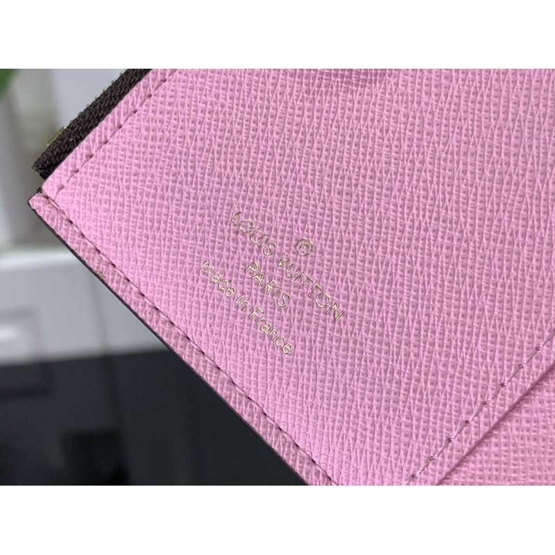 l**is V*t*n zippy wallet monogram pink