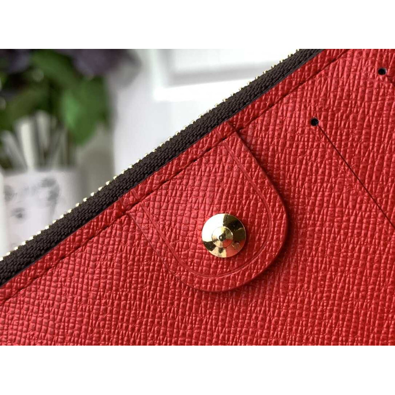 l**is V*t*n zippy wallet monogram red