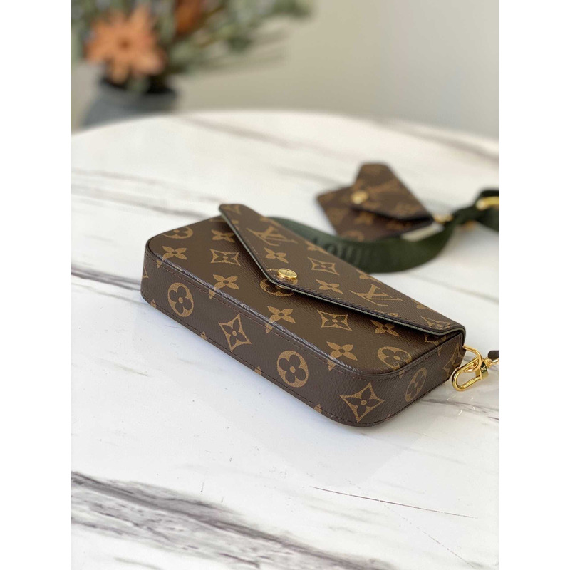 l**is V*t*n félicie strap & go monogram khaki green