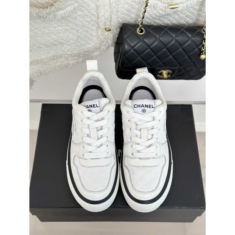 Ch*el sneakers low top white