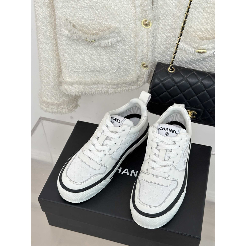 Ch*el sneakers low top white