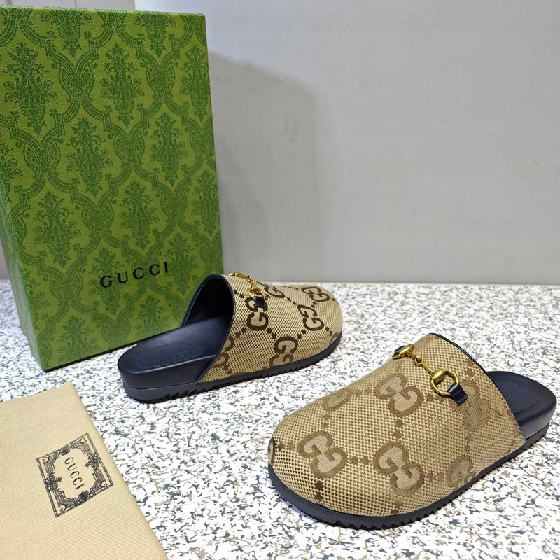 G*u*i maxi gg loafters beige