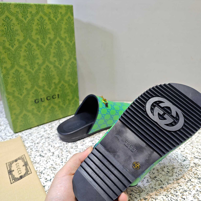 G*u*i gg sup*e horesbit slippers green