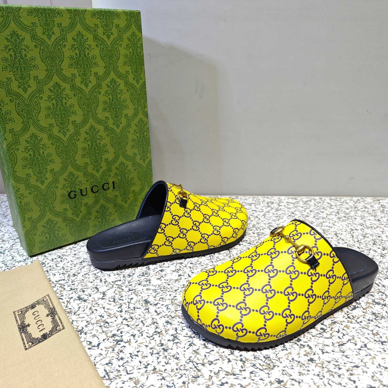 G*u*i gg sup*e horesbit slippers yellow