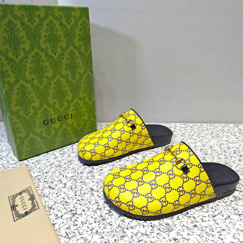 G*u*i gg sup*e horesbit slippers yellow