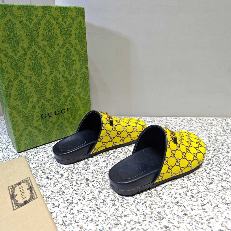 G*u*i gg sup*e horesbit slippers yellow