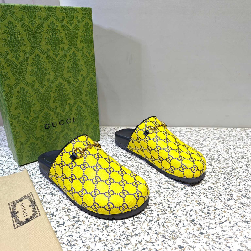 G*u*i gg sup*e horesbit slippers yellow