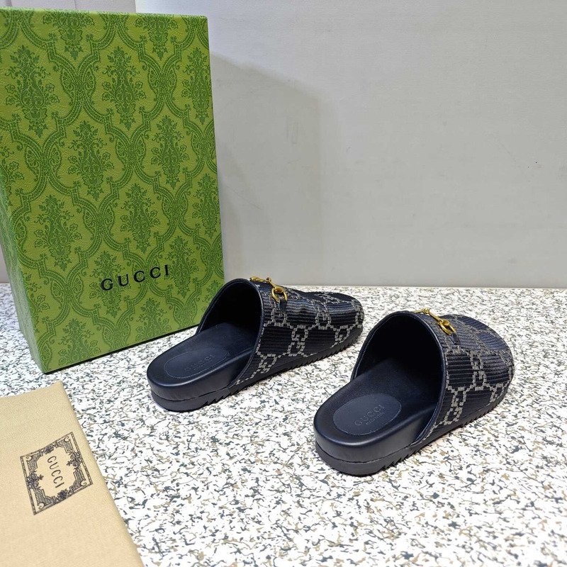 G*u*i maxi gg loafters black