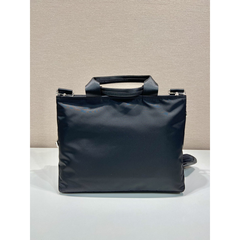 Pra*a nylon tote bag - black