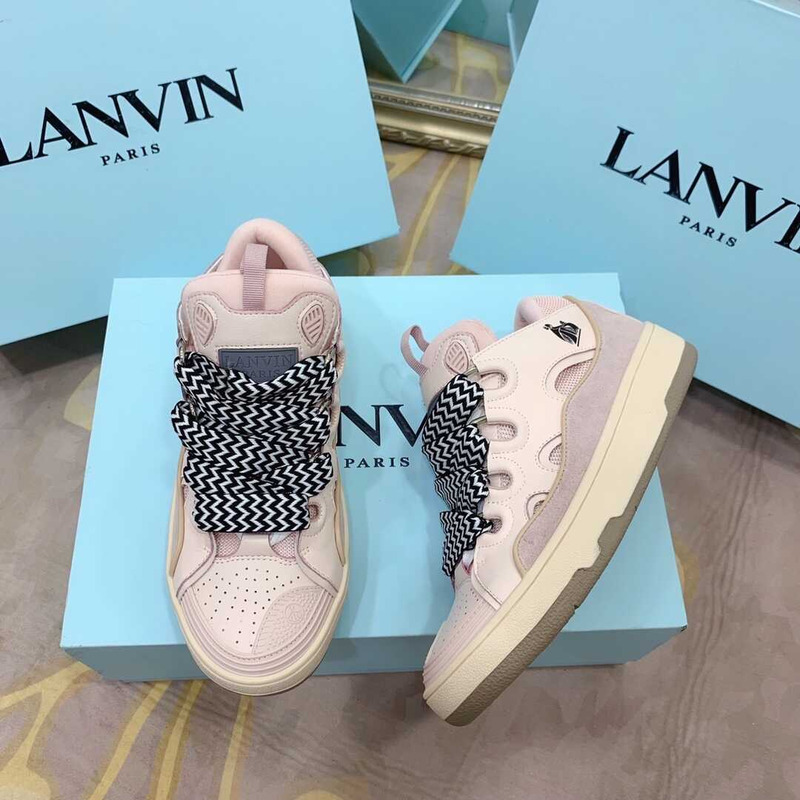 Lanvin Pre-owned Leather Curb Pink