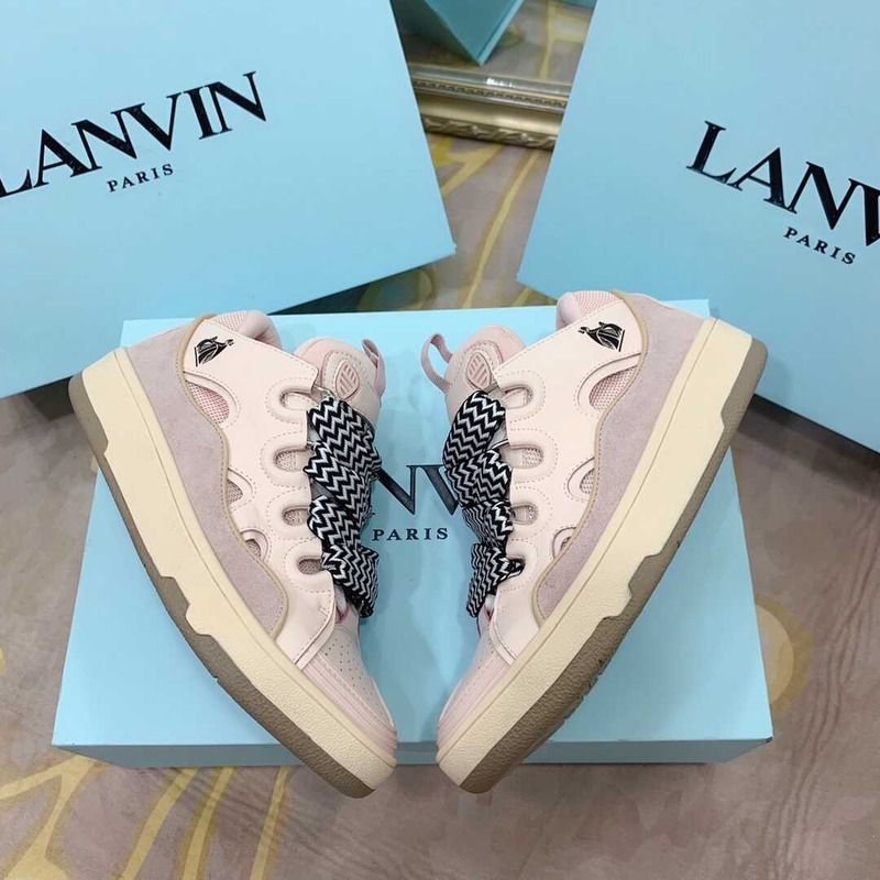 Lanvin Pre-owned Leather Curb Pink