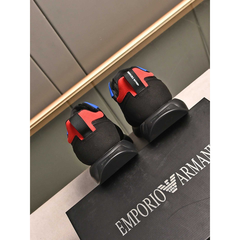 Armani Exchange Logo Low Top Sneaker Black