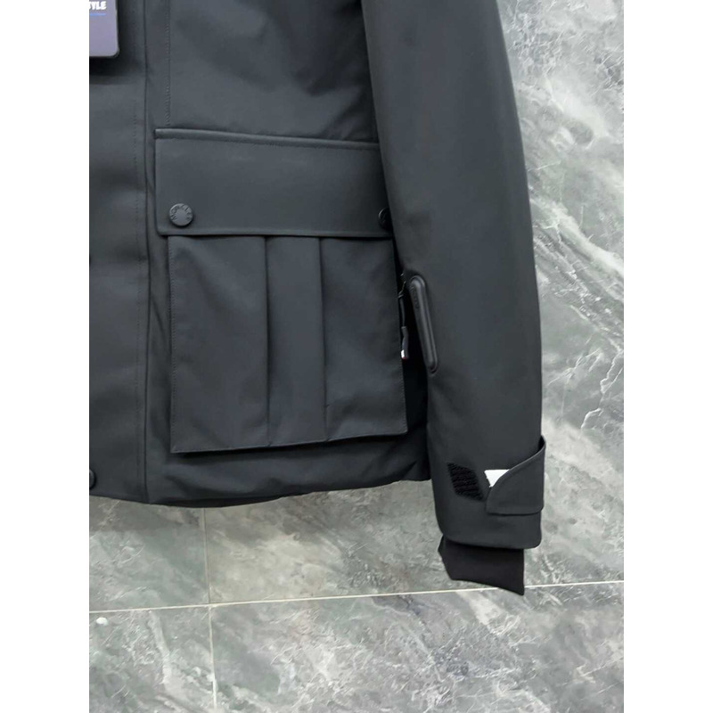 Moncler Hooded Down Jacket Black