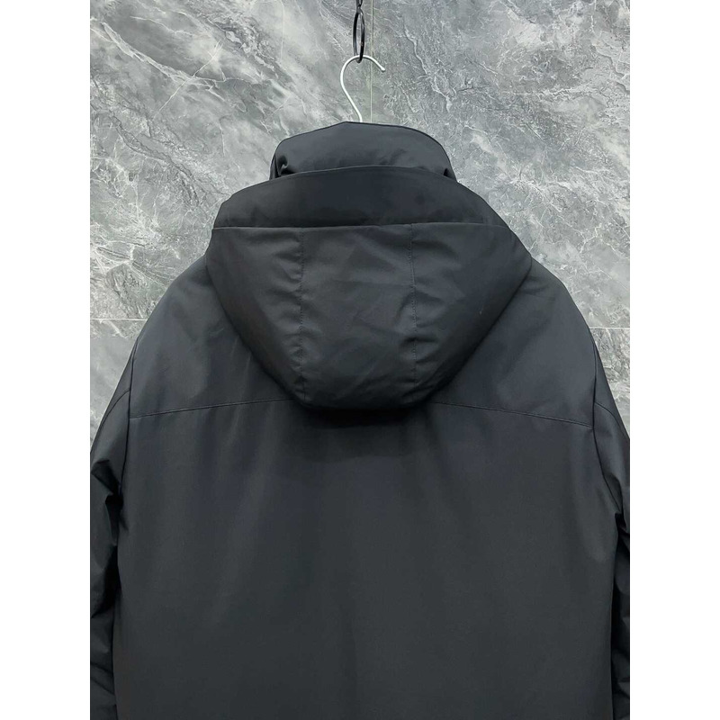 Moncler Hooded Down Jacket Black