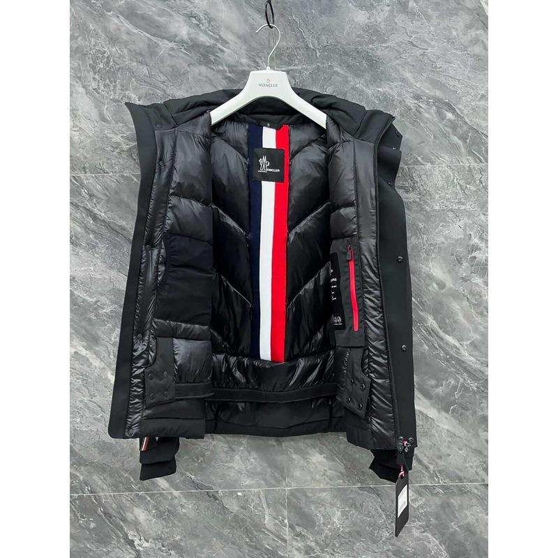 Moncler Hooded Down Jacket Black