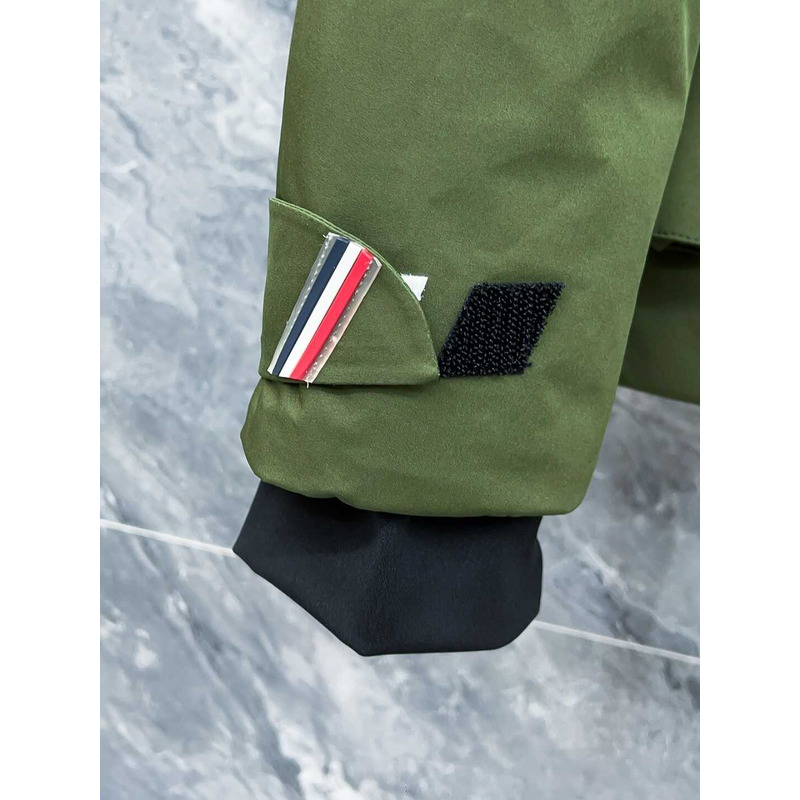 Moncler Hooded Down Jacket Green