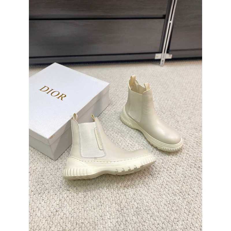 D*or trial ankle boots white