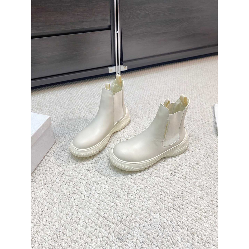 D*or trial ankle boots white