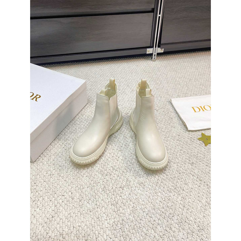 D*or trial ankle boots white