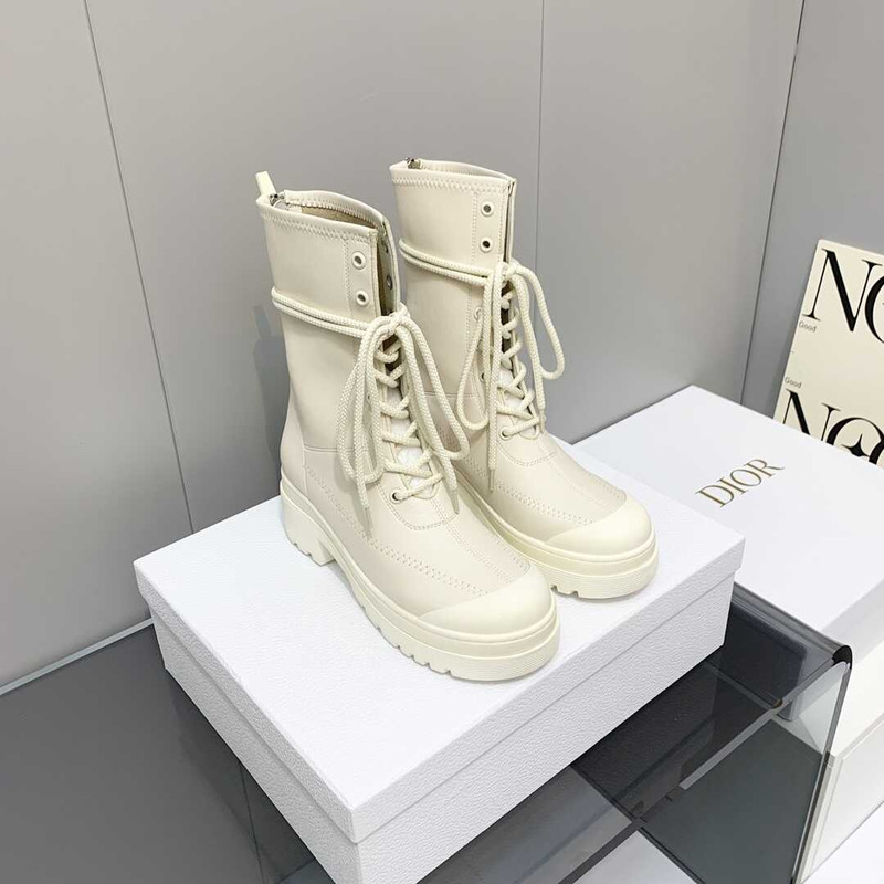 D*or ankle boots white