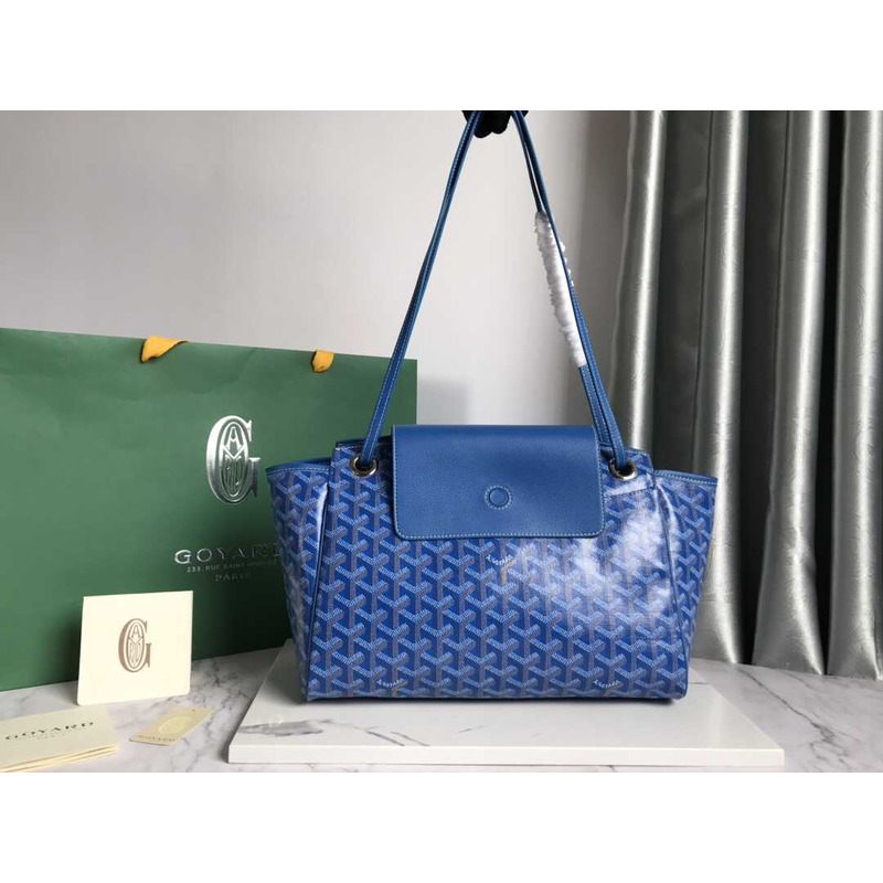 Go*ard rouette tote bag blue