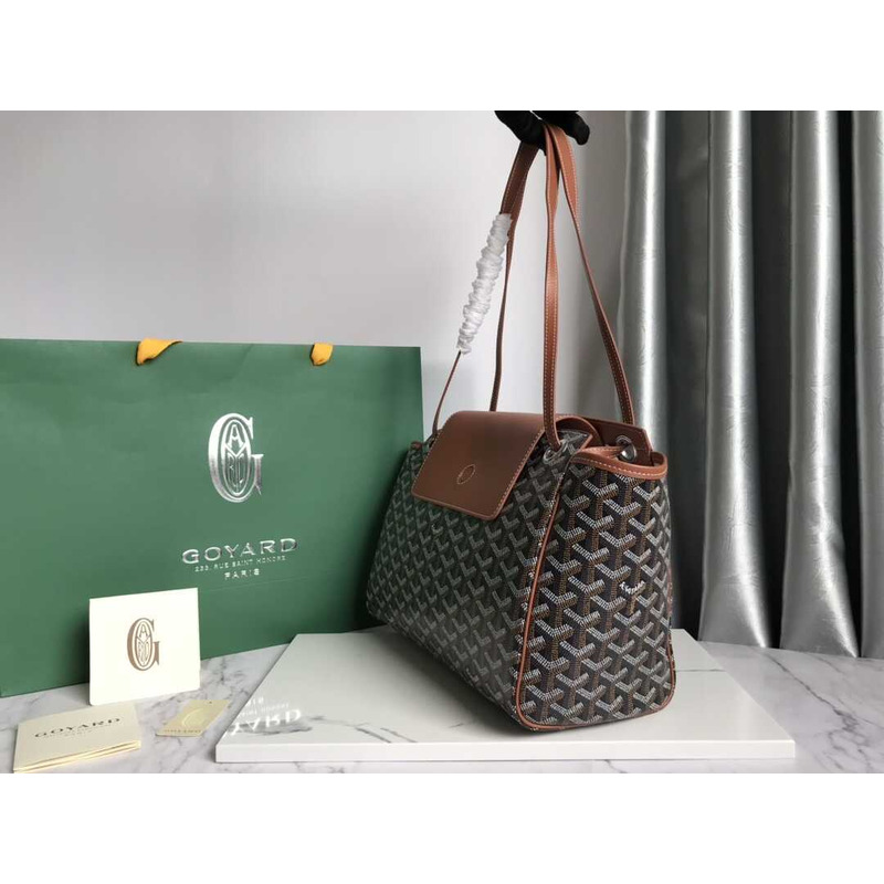 Go*ard rouette tote bag brown and gray