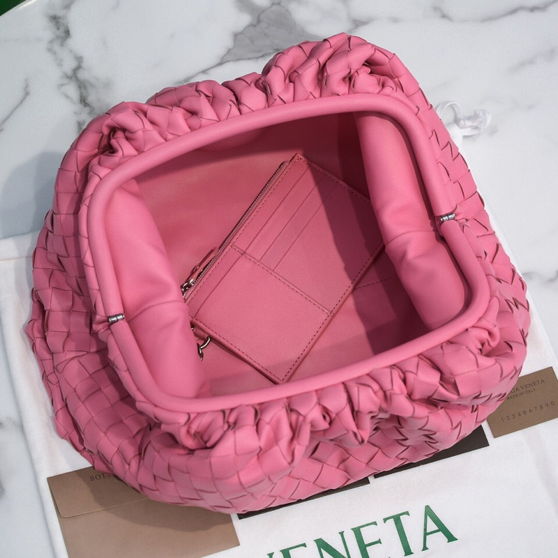 Bo*te*ga ve*ne*ta teen pouch nappa leather clutch pink