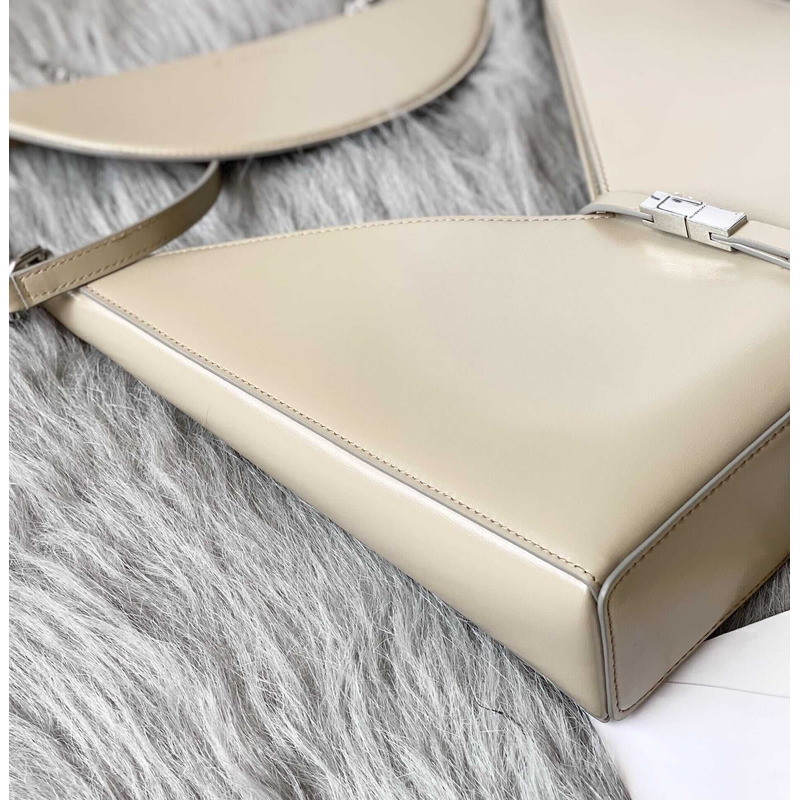 Givenchy Mini Hollow Leather Shoulder Bag Beige