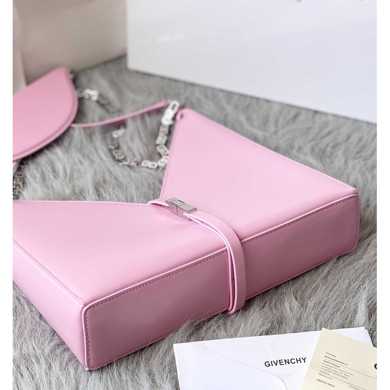 Givenchy Mini Hollow Leather Shoulder Bag Pink