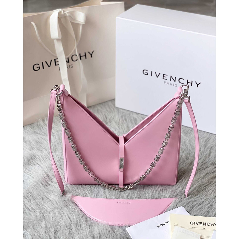 Givenchy Mini Hollow Leather Shoulder Bag Pink