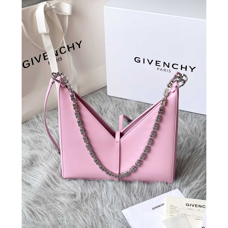 Givenchy Mini Hollow Leather Shoulder Bag Pink